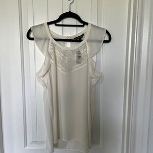 Off-white / cream blouse from Express - NWT